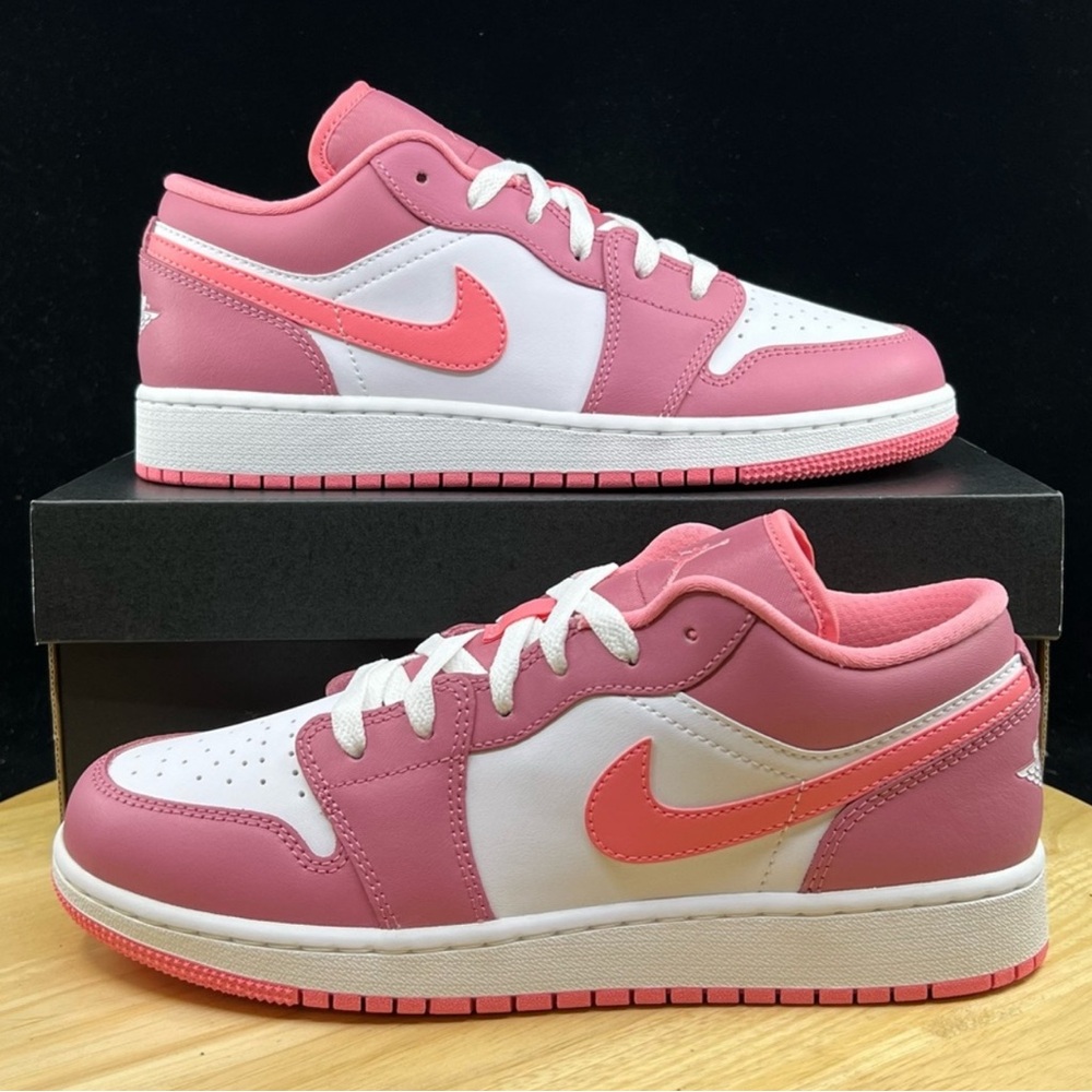 Nike Air Jordan 1 Low Pink White Sneakers